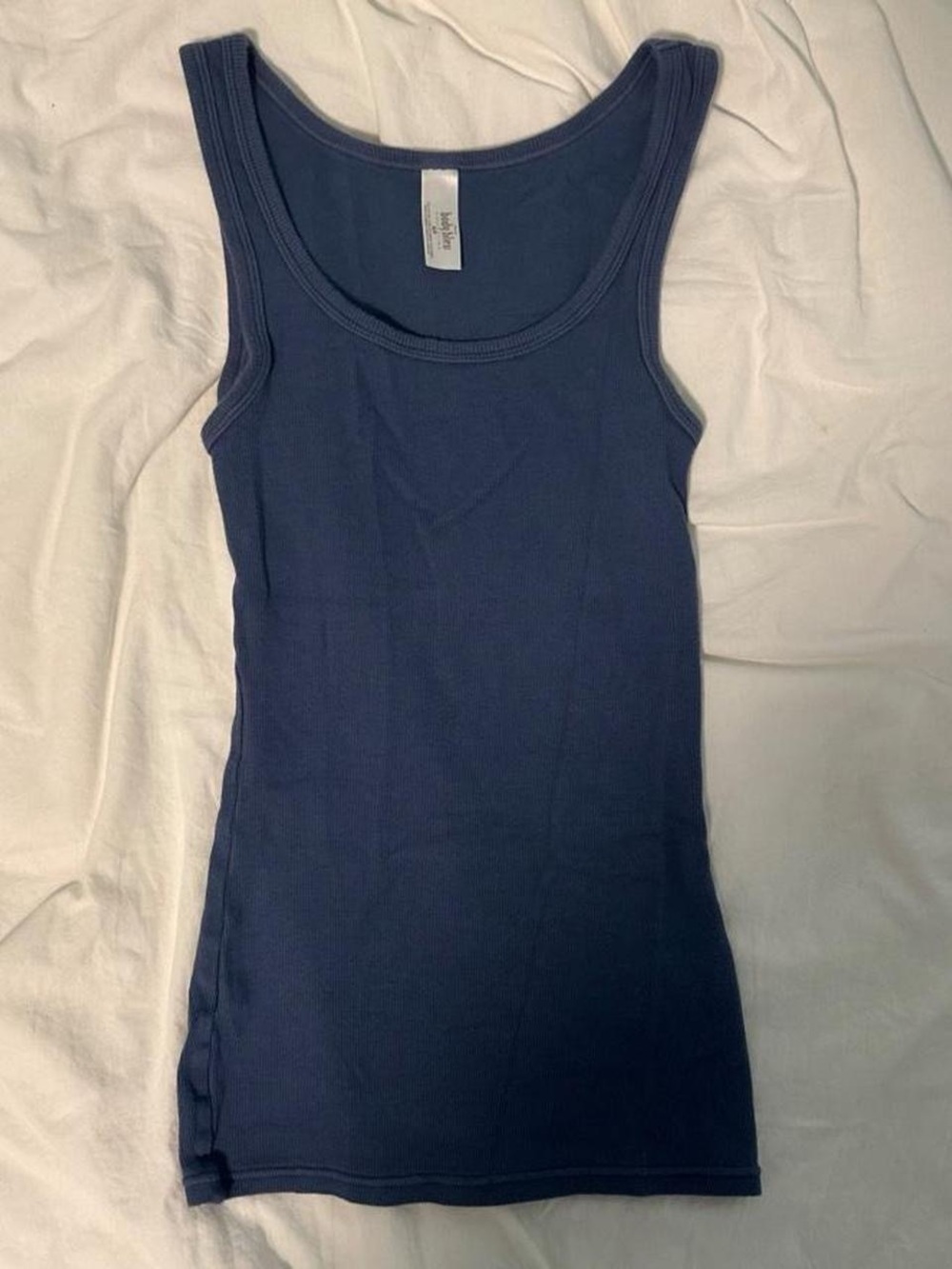 Classic Ribbed Tank Top - Navy by Body Bleu